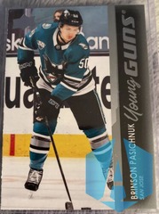 2021-22 UD Series 1 Young Guns #220 Brinson Pasichnuk San Jose Sharks
